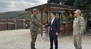 Kaymakam Halil Yazıcı’dan Çalıboğazı Karakolu’na Ziyaret