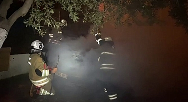 Park Halindeki Otomobil Alevlere Teslim Oldu