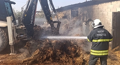 Samanlık Yangını Kısa Sürede Söndürüldü