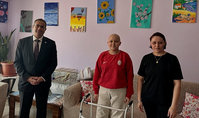 Tecimen’den Evde Eğitim Öğrencisine Anlamlı Ziyaret