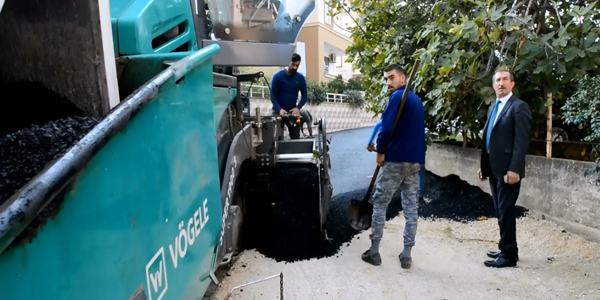 &#039;Sarımazı&#039;da Asfalt Çalışmalarımız Devam Ediyor&#039;