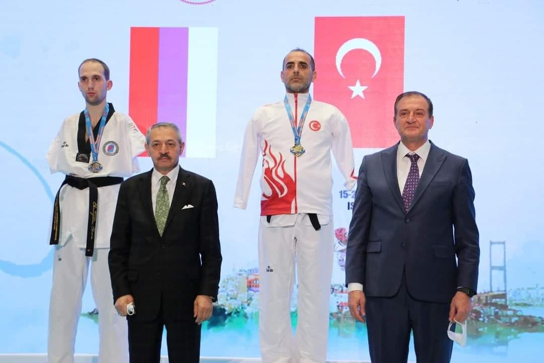 Antakyalı engelli karateci Avrupa şampiyonu