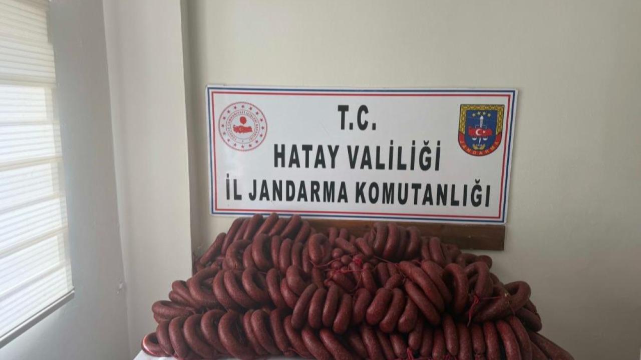 120 Kilogram Sucuğa El Konuldu