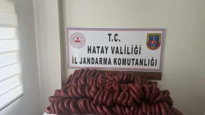 120 Kilogram Sucuğa El Konuldu