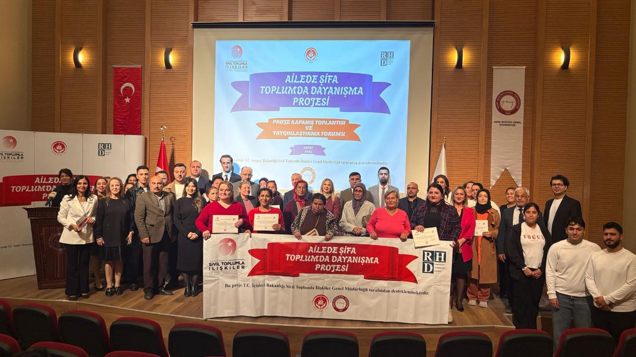 Ailede Şifa, Toplumda Dayanışma Projesi Tamamlandı