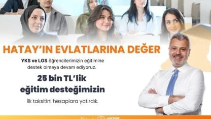 EĞİTİM BURSUNUN İLK TAKSİTİ HESAPLARDA