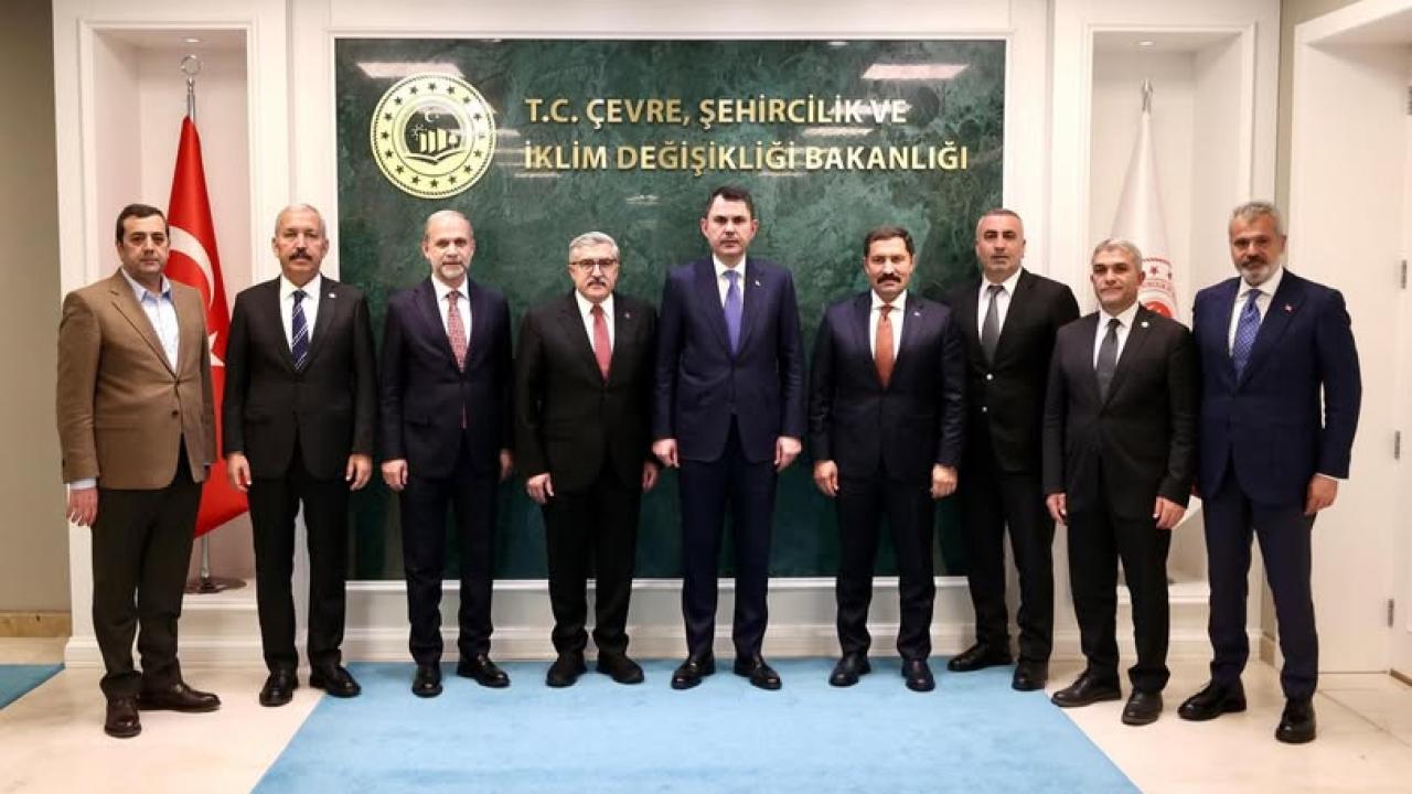 Hatay Heyetinden Bakan Murat Kurum’a Ziyaret