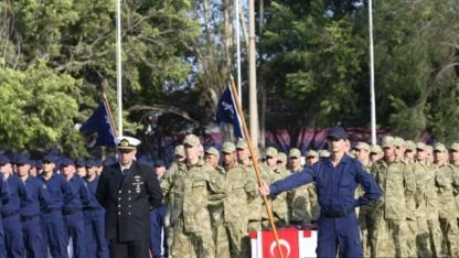 Hatay'da eğitimlerini tamamlayan 1418 acemi er yemin etti