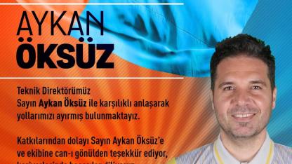 İskenderunspor’da Aykan Öksüz Görevinden Ayrıldı
