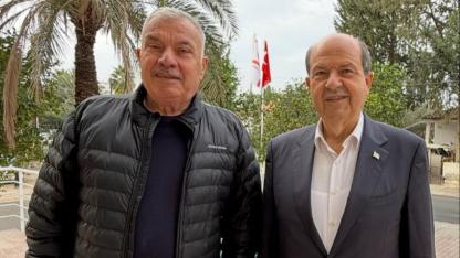 İzzettin Yılmaz’dan  5. Cumhurbaşkanı Ersin Tatar’a Ziyaret