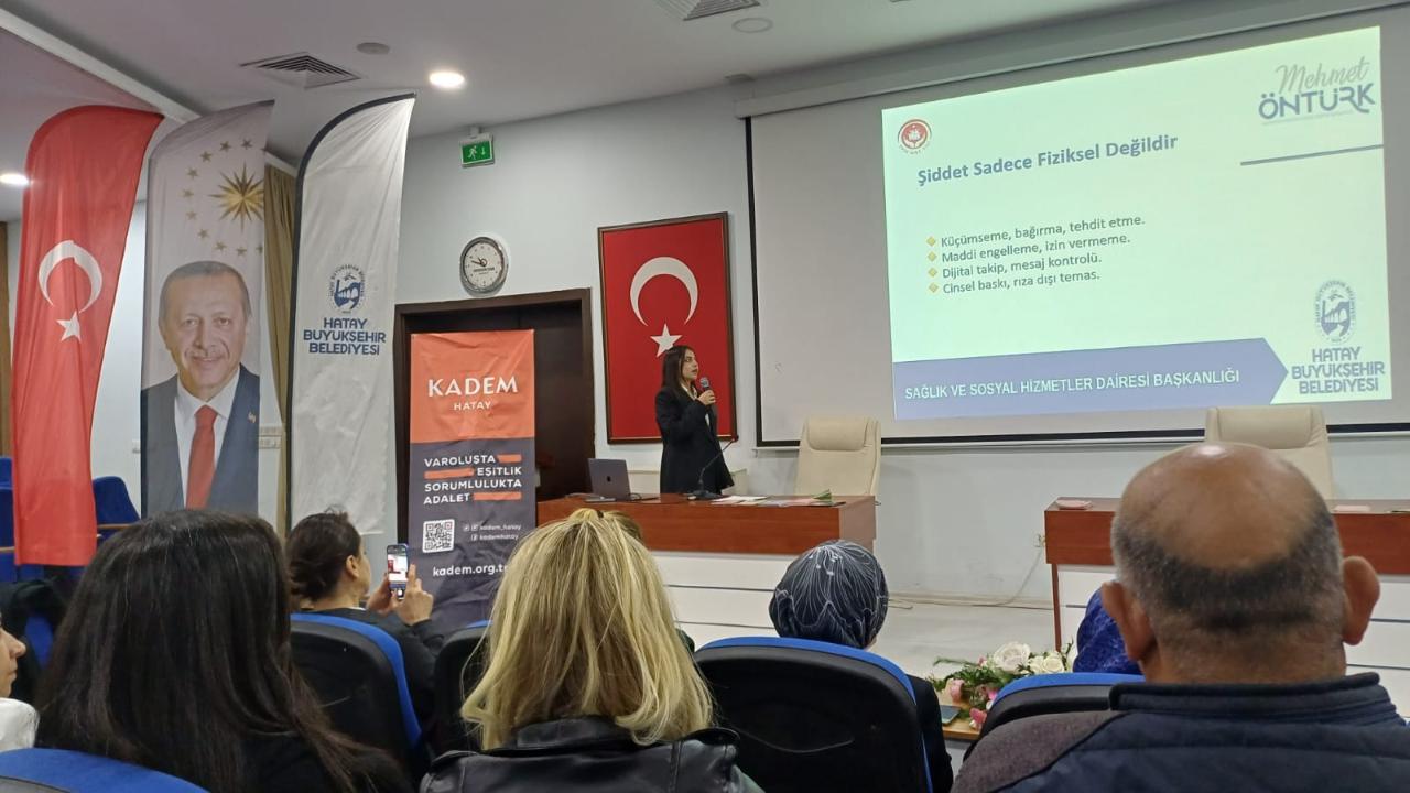 KADINA ŞİDDETLE MÜCADELEYE DESTEK