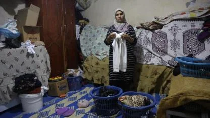 Meryem'in Tek Hayali Mavi Boyalı Bir Oda