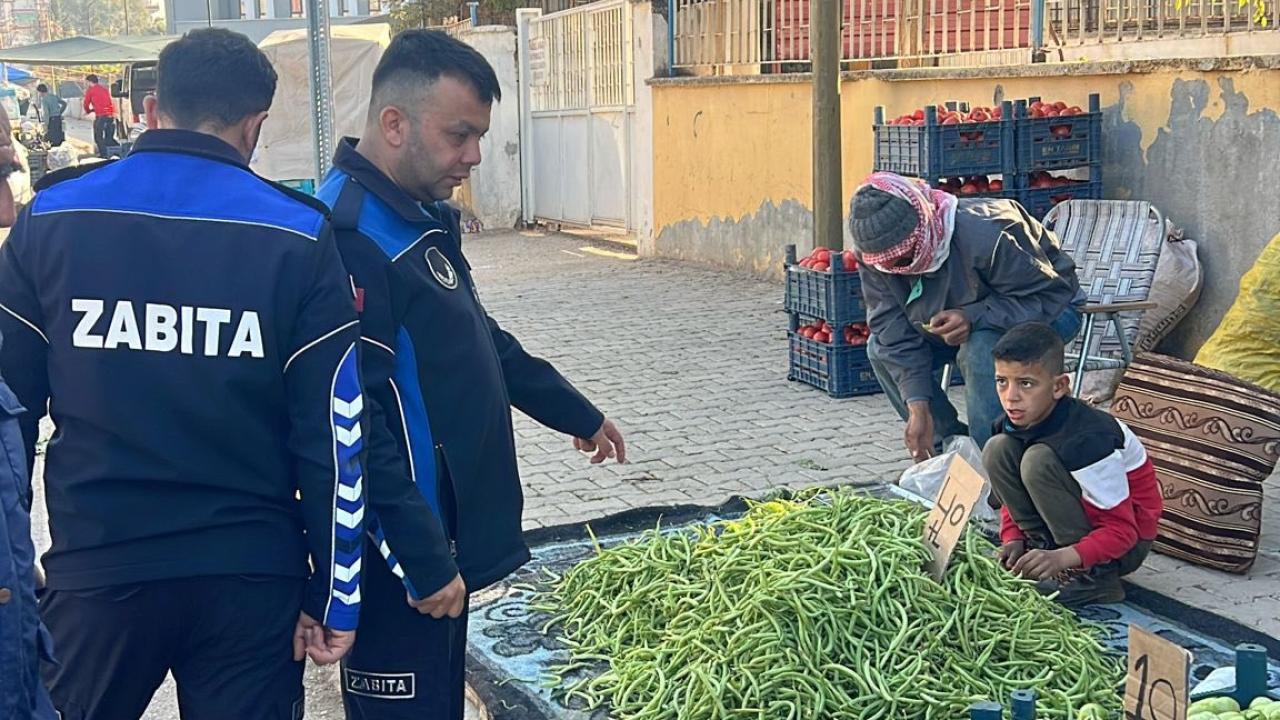 Reyhanlı’da Pazar Denetimleri Sürüyor