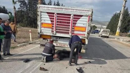 Tırla Çarpışan Motosikletin Sürücüsü Öldü