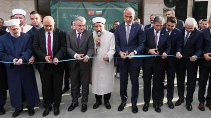 YENİ CAMİ İBADETE AÇILDI