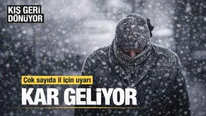 34 il için uyarı verildi! Sağanak ve kar yağışı geliyor