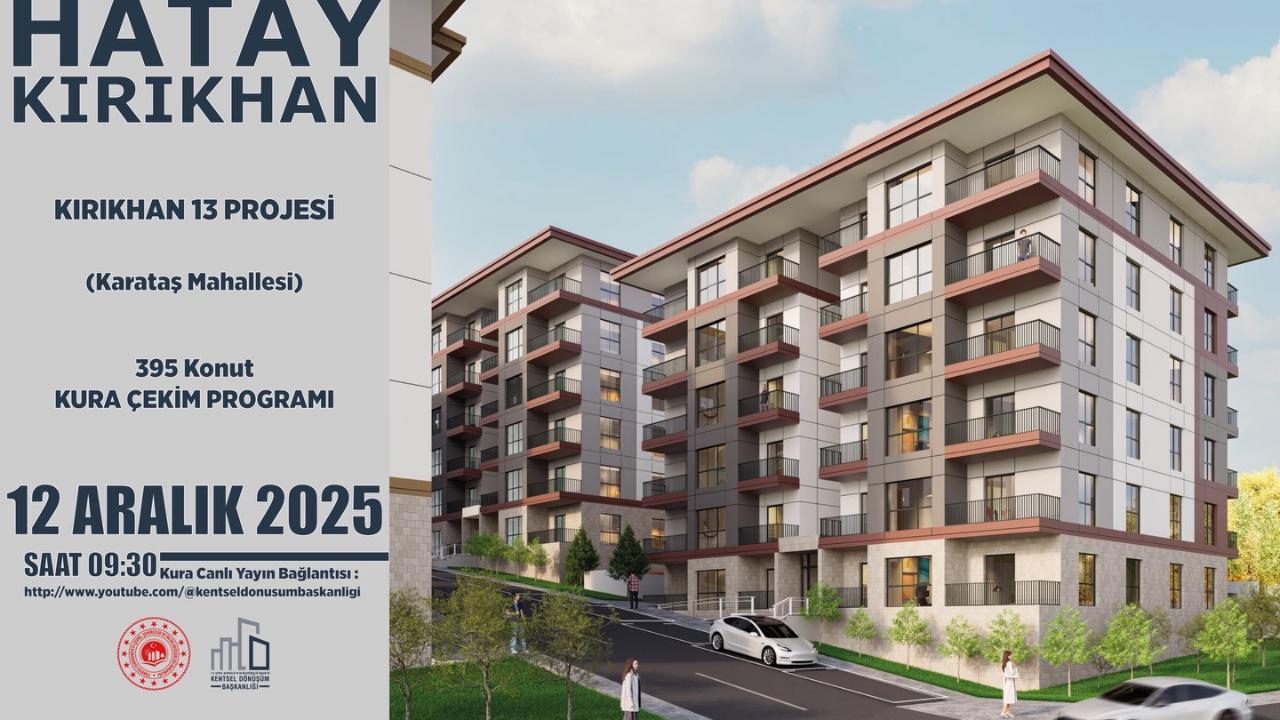 395 Konut İçin Kura Heyecanı Başlıyor