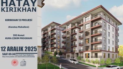 395 Konut İçin Kura Heyecanı Başlıyor