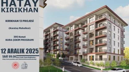 395 Konut İçin Kura Heyecanı Başlıyor