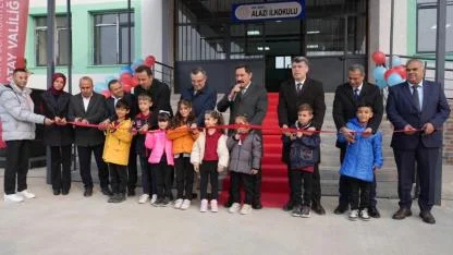 Alazi İlkokulu Eğitime Kapılarını Açtı