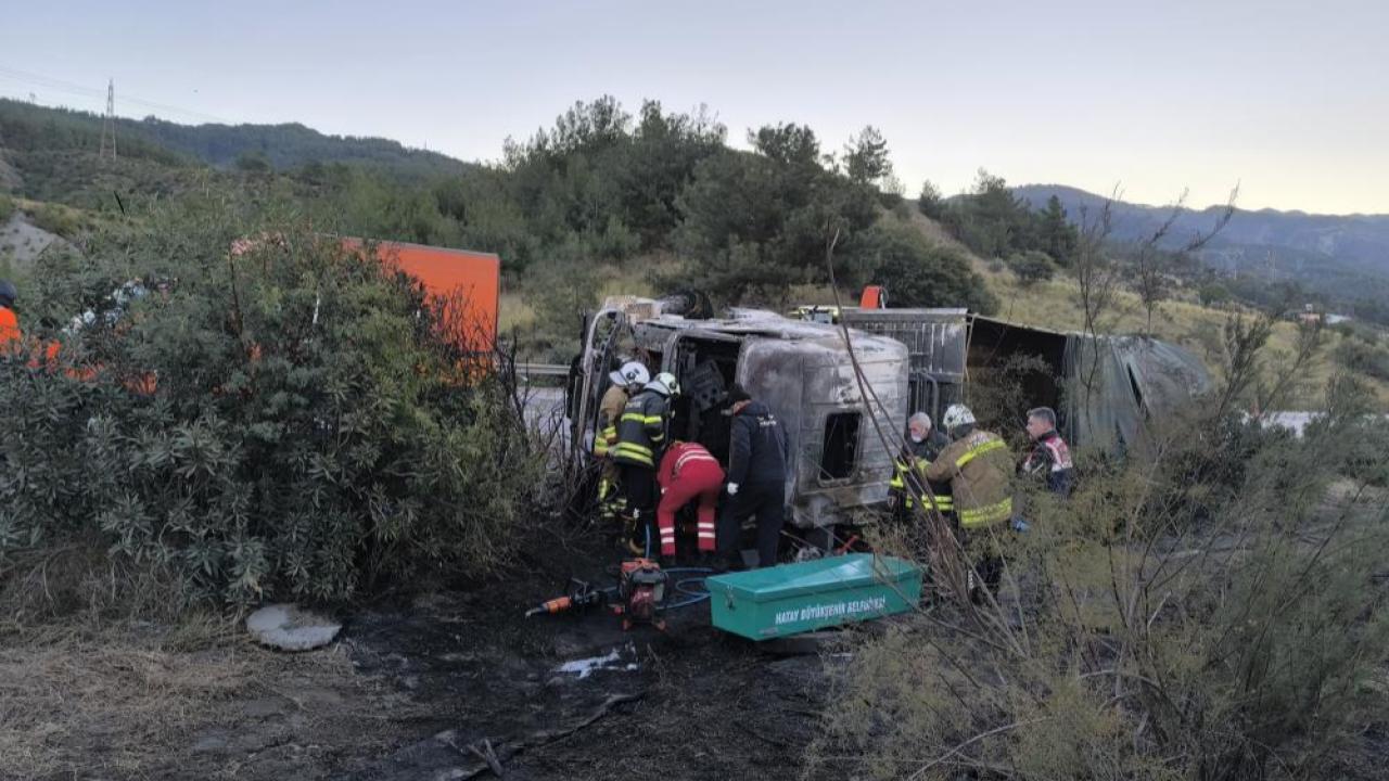 Angus Yüklü Tır, Tır Alevlere Teslim Oldu