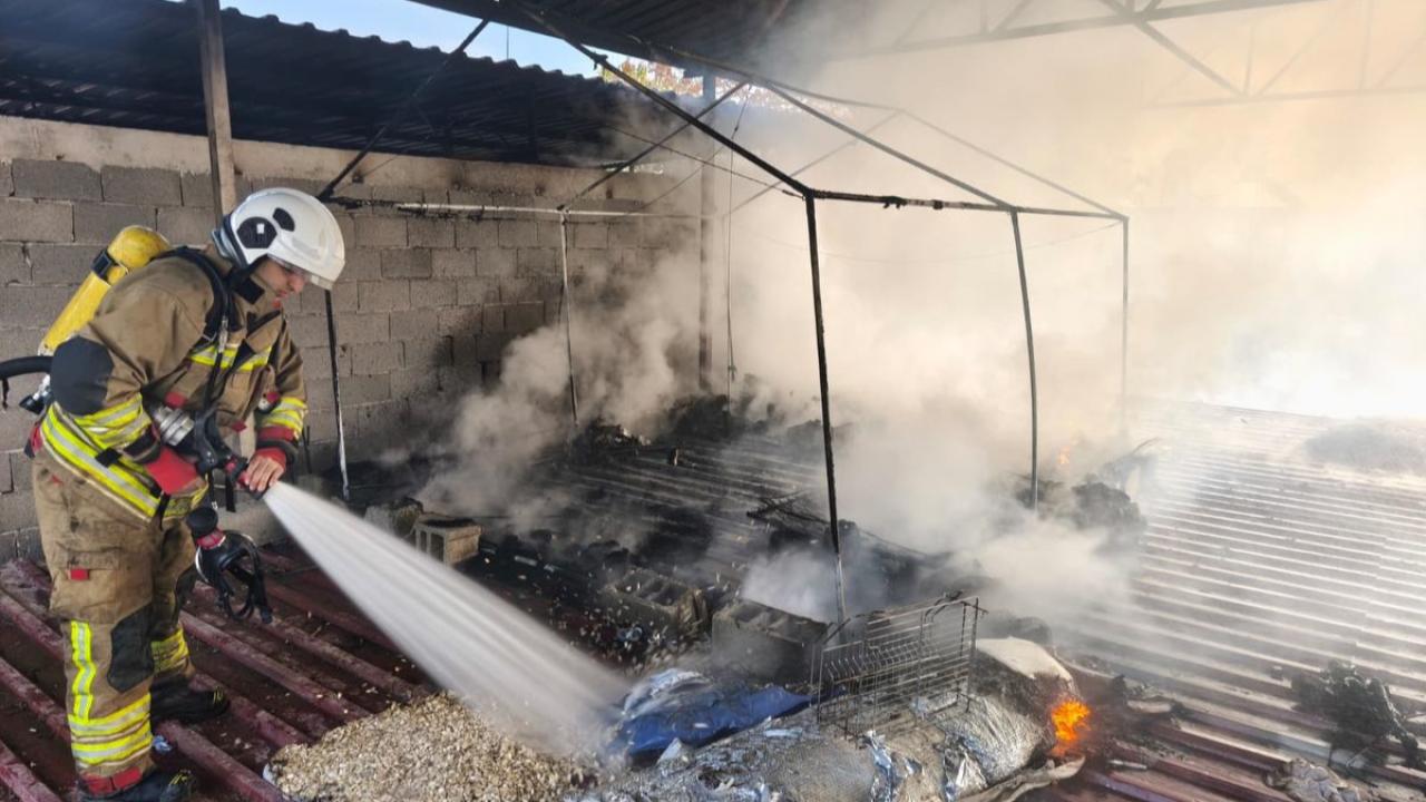 Antakya Arpahan Mahallesi’nde Mesken Yangını