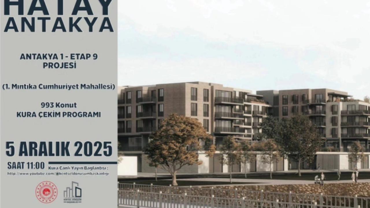 Antakya Cumhuriyet Mahallesi’nde 993 Konut İçin Büyük Gün