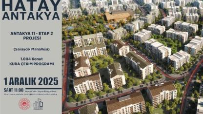 Antakya Saraycık Mahallesi’nde Kura Heyecanı