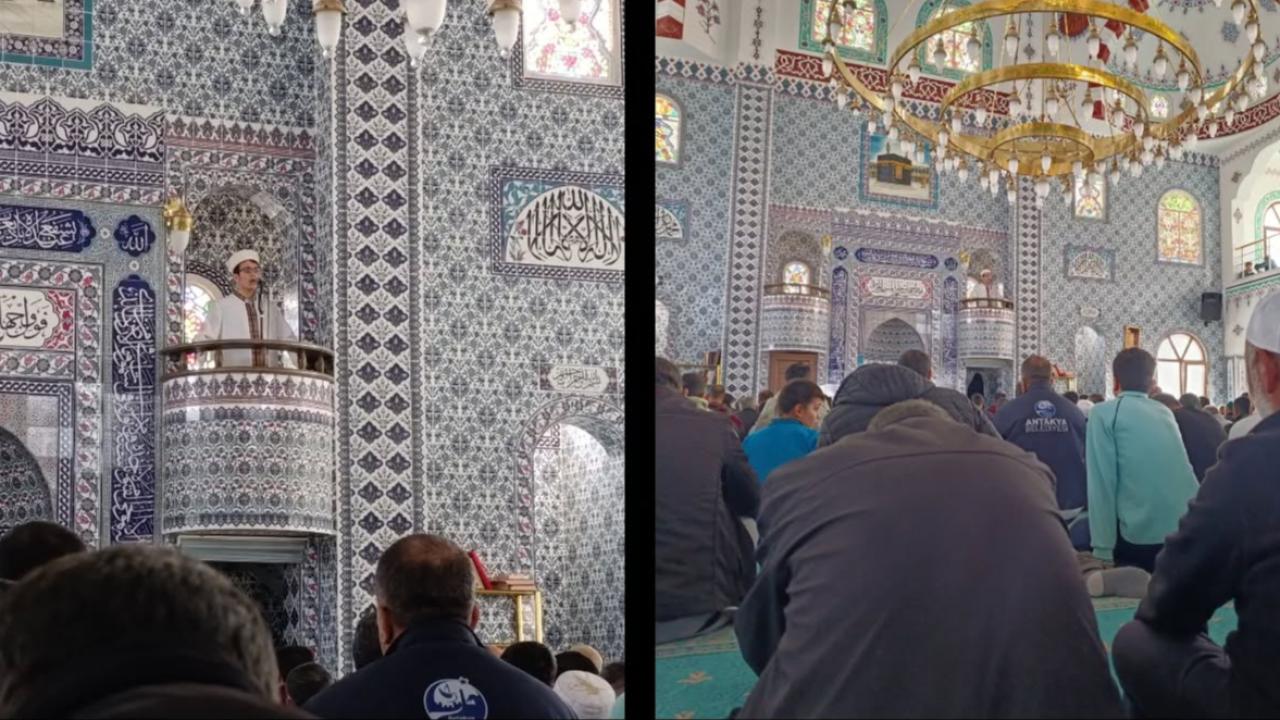 Antakya’da Öğrenciler Cuma Hutbesi İrad Etti