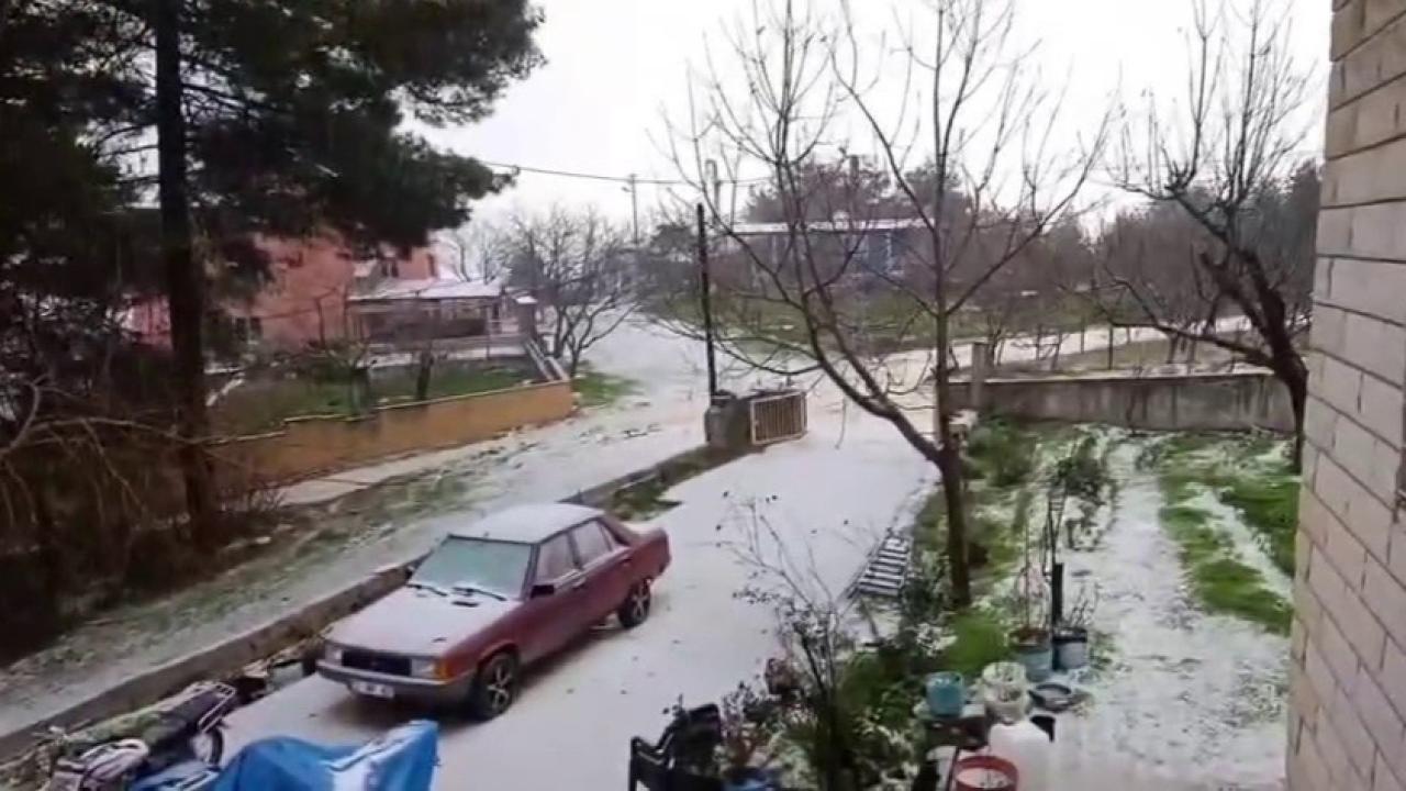 Belen, Arsuz Ve İskenderun’da Dolu Yağışı