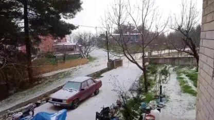 Belen, Arsuz Ve İskenderun’da Dolu Yağışı