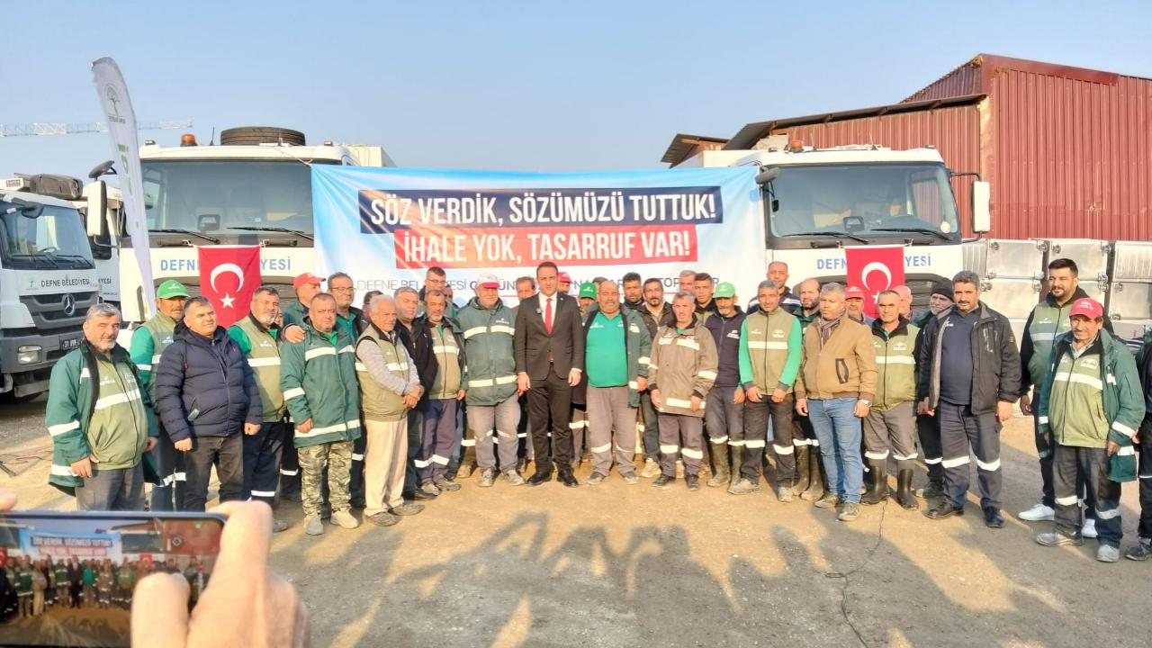 DEFNE ÇÖPÜNÜ KENDİSİ TOPLAYACAK