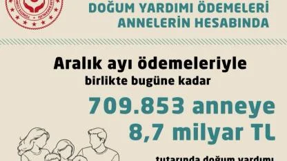 Doğum Yardımları Annelerin Hesaplarına Yattı