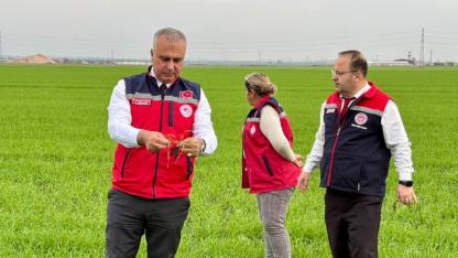 Ekim Alanlarında Çıkış ve Gelişim Kontrolü Yapıldı