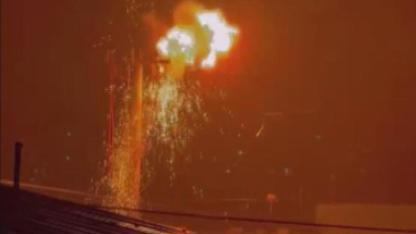 Elektrik Kabloları Havai Fişek Gibi Patladı