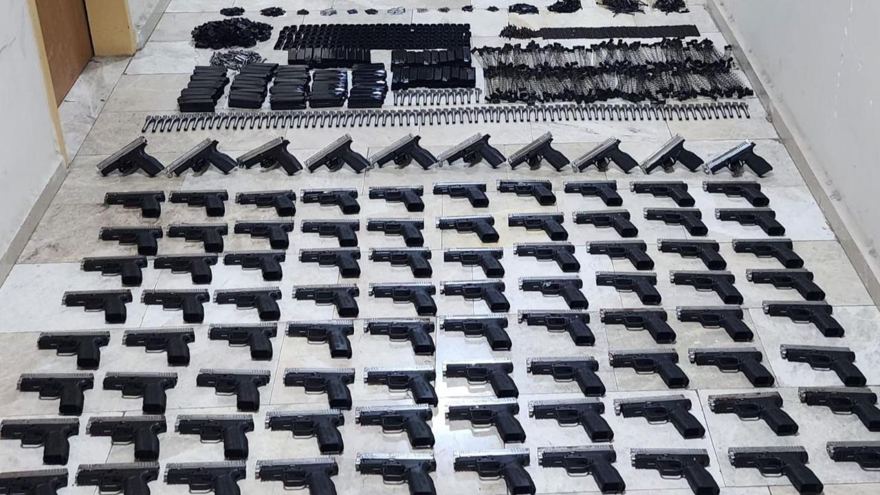 Erzin’de Kaçak Silah Operasyonu