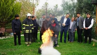 Hatay’da Yangın Güvenliği İçin Ortak Eğitim