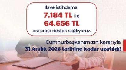 İstihdama Güçlü Destek