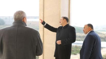 KAYMAKAM ŞAHİN KURS  İNŞAATINI İNCELEDİ