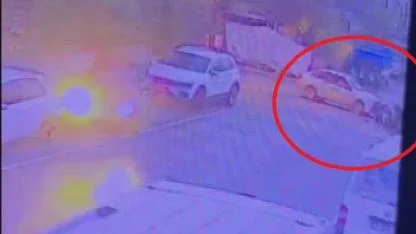 Kaza Anı Kameraya Yansıdı