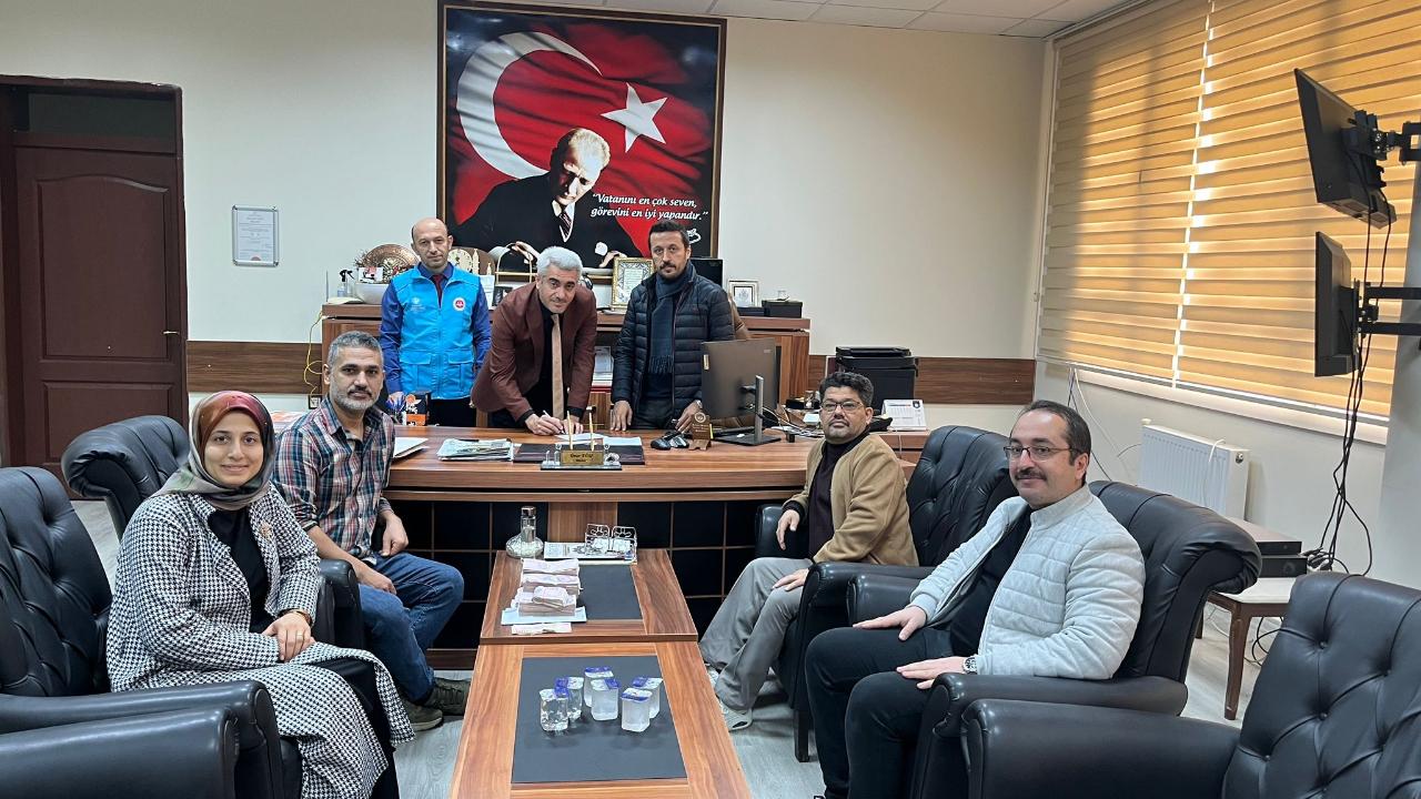 Liseden Cami İnşaatına Destek