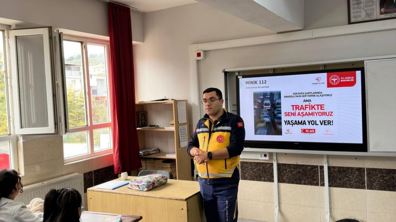 ÖĞRENCİLERE EĞİTİM VERİLDİ