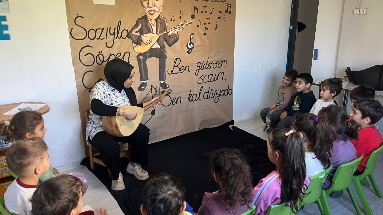 OYUNEVİM ANAOKULU MİNİKLERİ AŞIK VEYSEL’İN İZİNDE