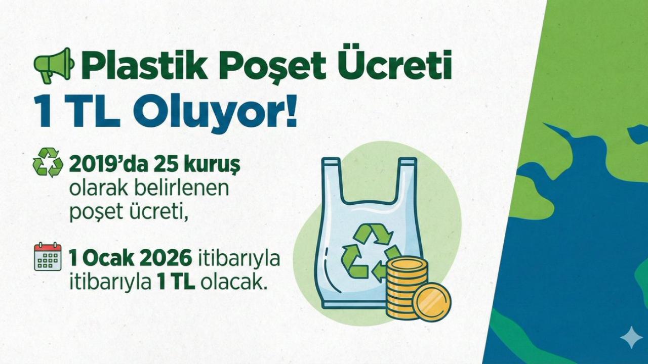 Plastik Poşet 1 TL Olacak