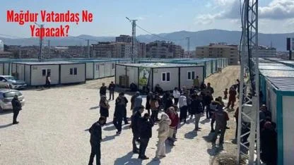 Konteyner Kentte Zorunlu Tahliye Şoku: Aileler Perişan!