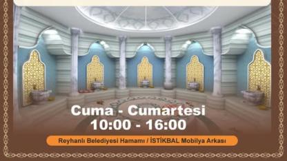 Reyhanlı Belediyesinden Kadınlara Özel Hamam Seansı