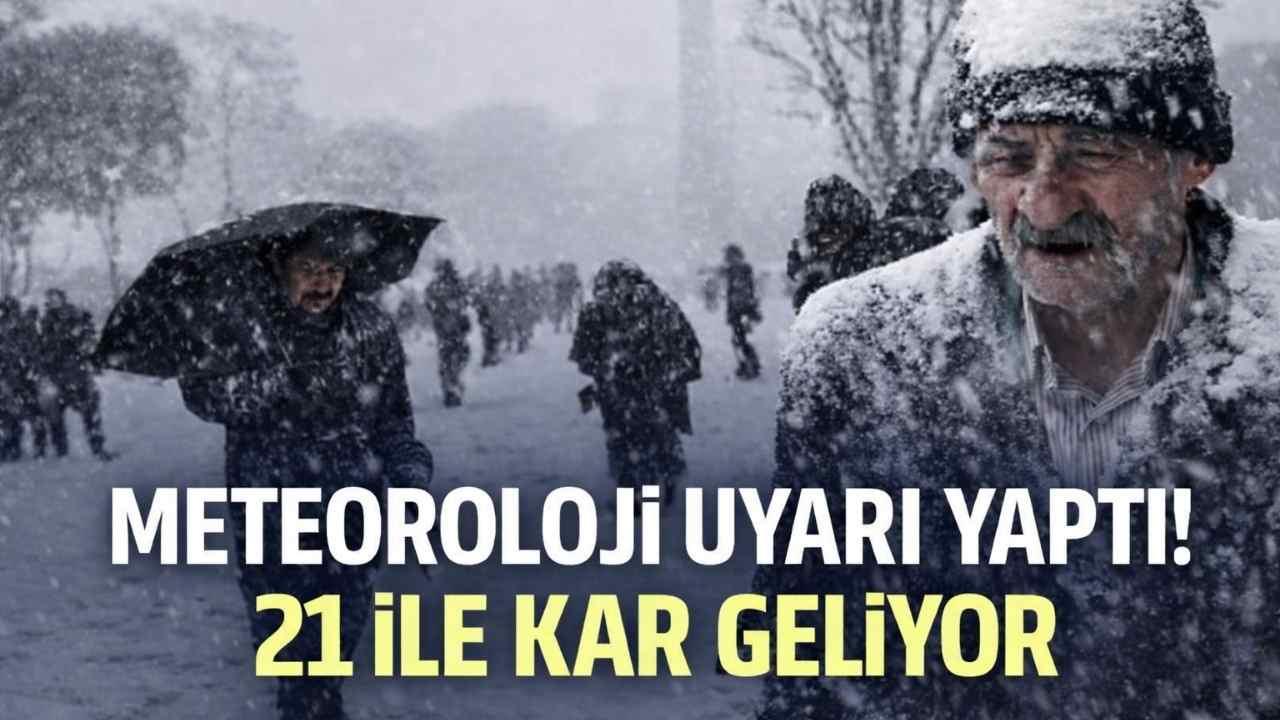 Yarın kar yağacak mı? Yeni yılın ilk günü kar yağışı beklenen iller açıklandı
