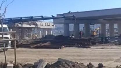 Antakya Honda Kavşağı’nda Üst Geçit Yükseliyor