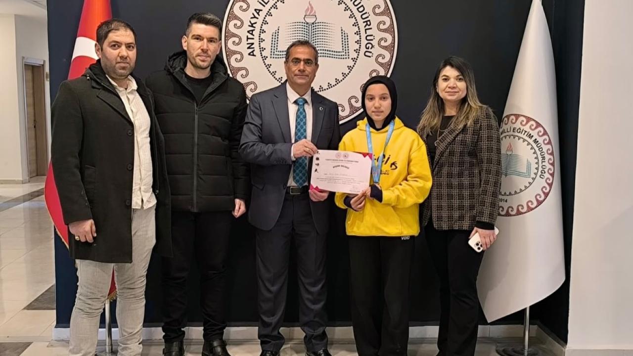 Antakya’nın Gururu Elif Nisa Türkiye Şampiyonu