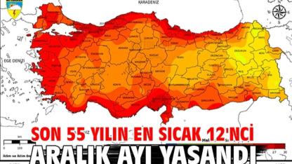 Aralık Ayı, Son 55 Yılın En Sıcak 12. Aralık Ayı Oldu